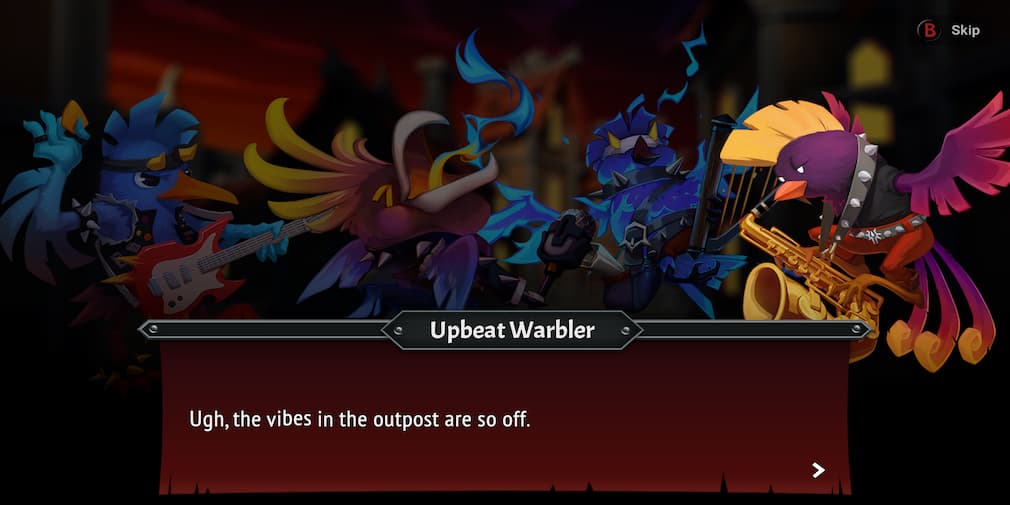 Birds talking about outpost vibes