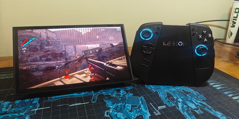 Deathloop running on a Go 2