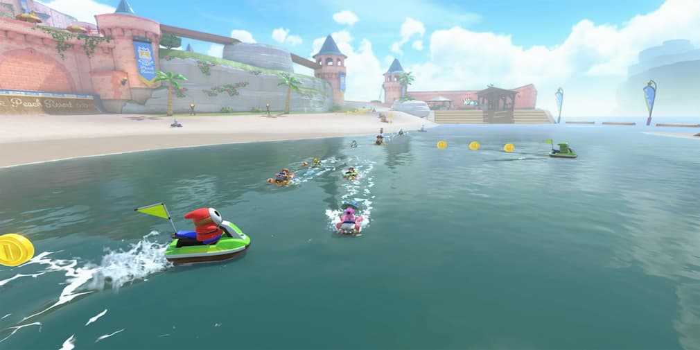 Mario Kart World race