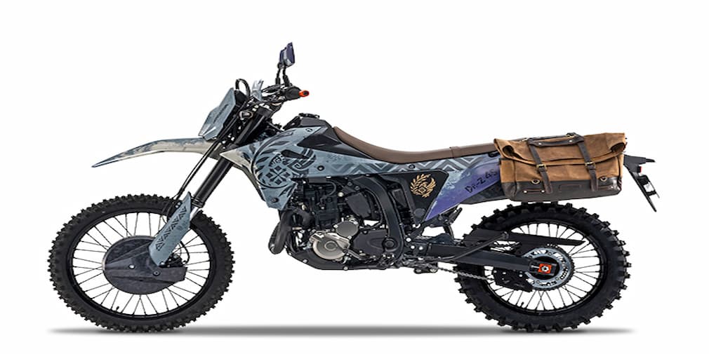 A bike with Monster Hunter Decals